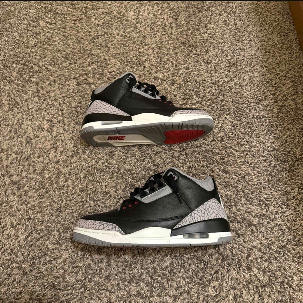 Men’s air Jordan 3 retro black cement 2024